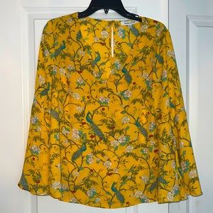 Rose + Olive, blouse, size Medium, 100% polyester